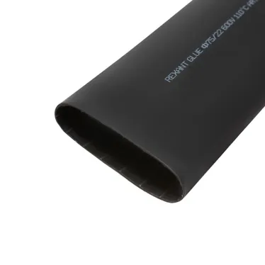 Термоусаживаемая трубка клеевая 75,0 22,0 мм, (3-4-1) черная, упак 2 шт. по 1 м, REXANT