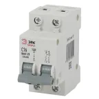 Автоматический выключатель 2P 16А (C) 4,5кА ВА 47-29 (6/90/1800) SIMPLE-mod-12