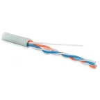 Витая пара U/UTP кат 5 2 пары AWG24 patсh IN LSZH нг(А)-HF серый 500м