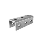 Крепление СТРАТ профиля приварное одинарное, толщ. 5,0 мм, гальван. цинк