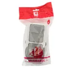 Блок розетка Мурманск 1-м 16А с заземлением с крышкой + двухклавишный выключатель IP54 серый