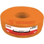 Кабель коаксиальный RG-6U+Cu нг(А)-HF, Cu/Al/Cu, 64%, 75Ом, бухта 100 м, оранж, REXANT