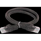 Патч-корд категория 5е UTP 1.5м PVC черный