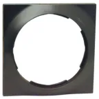 Рамка 3 поста, квадрат, S88, графит