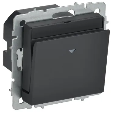 BRITE Выключатель карточный 30А ВС10-1-8-БрГ графит IEK
