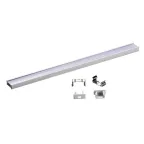 Профиль PAL 1507 накладной (2м) анодированный для светодиодной ленты