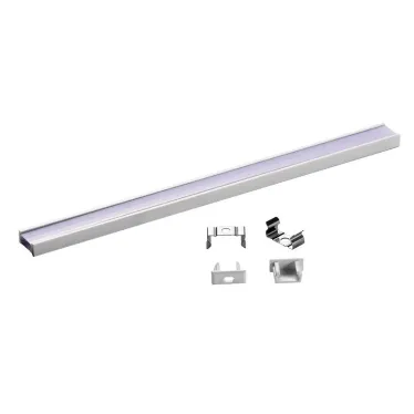 Профиль PAL 1507 накладной (2м) анодированный для светодиодной ленты