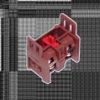 Контакт дополнительный для светосигнальной арматуры NC бордовый