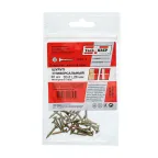 Шуруп универсальный 3х20 потайная головка, остроконечный, желтопассивированный (30шт) - пакет