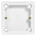 CARIVA Коробка 26 мм для наружного монтажа белая