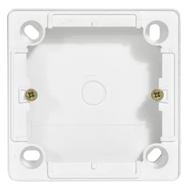 CARIVA Коробка 26 мм для наружного монтажа белая