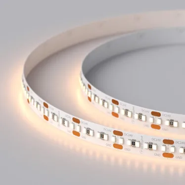 Лента LED MICROLED-M300-8мм 24V Warm2700 (8 W/m, IP20, 2216, 5м) (ARL, Открытый)
