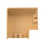 Поворот 90 градусов (25х16) (4 шт) Plast под светлое дерево