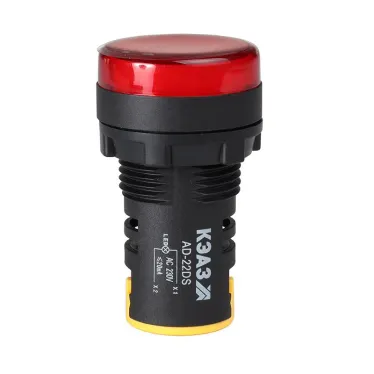 Лампа AD22DS(LED) матрица D22мм красный 230В-