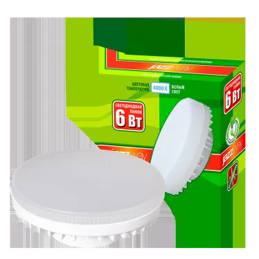 Лампа светодиодная PLED-ECO-GX53 6w 4000K FROST460Lm Jazzway