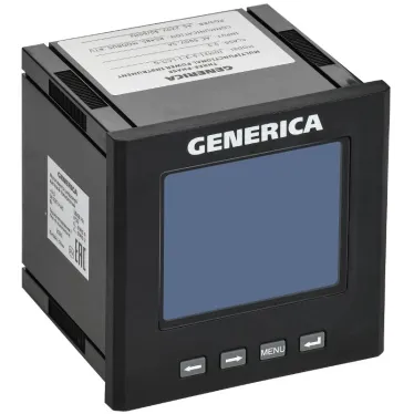 Мультиметр цифровой щитовой трехфазный RS-485 96х96мм LCD GENERICA