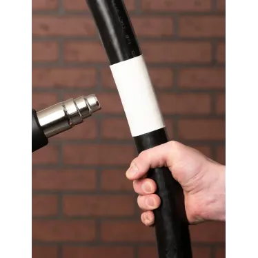 Трубка термоусаживаемая ТУТ нг 50/25 белая рулон PROxima