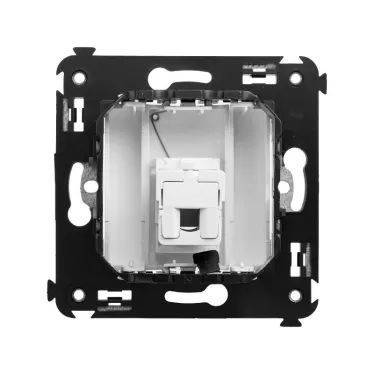 Avanti Розетка телефонная в стену одинарная, ''Белое облако''