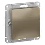 Выключатель одноклавишный ATLASDESIGN схема 1 10АХ механизм шампань