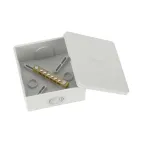 Коробка уравнивания потенциалов, 6 зажимов, 6 вводов д.20мм, 80х80х40мм, IP44