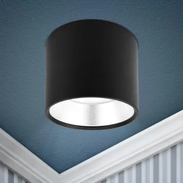 Подсветка Накладной под лампу Gx53, алюминий, цвет черный+серебро OL8 GX53 BK/SL