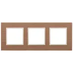 Рамка на 3 поста, дерево, Эра Elegance, ясень+сл.кость, 14-5303-07