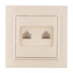 Розетка RJ-45+Phone СП бежевый Минск