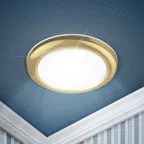 WR1 GD Светильник влагозащищенный MR16,12V220V, 50W золото (100/2000)