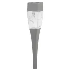                  Светильник садовый на солнечной батарее, сталь, пластик, серый, 38 см SL-SS38-GLOW-2
               