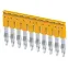 Перемычка гребенчатая 10 полюсов OptiClip JX4 для пруж. клемм сечением 4 кв.мм