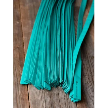 Трубка термоусаживаемая ТУТ нг 14/7 зеленая в отрезках по 1м PROxima