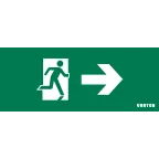 Пиктограмма (Наклейка) Фигура / Стрелка Вправо для аварийно-эвакуационного светильника IP20 | V1-R0-70354-21A01-2014 | VARTON