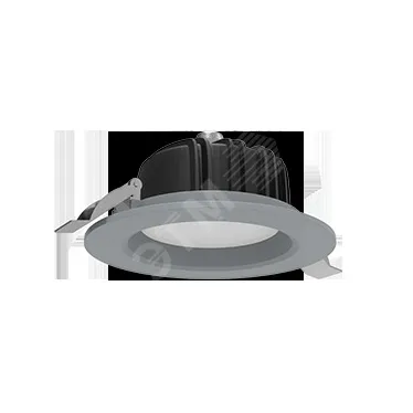 Cветильник светодиодный Downlight круглый встраиваемый 120*65 мм 11W 3000K IP54 RAL7045 серый муар | V1-R0-H0011-10000-4401130 | VARTON
