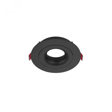 Рамка для модульного светильника FLEX 50 02 круглая встраиваемая 110х45мм RAL9005 черный муар поворотная | V1-R0-T0435-10003-2000000 | VARTON