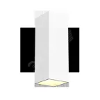 Cветильник светодиодный WL-Cube настенный10W 3000K 80х80х230 мм угол 60° IP54 RAL9010 белый муар | V1-R5-Y0513-21000-5401030 | VARTON