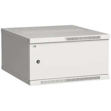 Шкаф LINEA WE 6U 600x650мм дверь металл серый