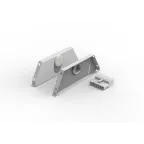 Крышка торцевая с разъемом для подключения светильников серии Supermarket (2 шт в комплекте) | V4-R0-00.0007.SU0-0001 | VARTON