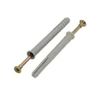 Дюбель-гвоздь 8х100 потайной бортик, полипропилен (10шт)