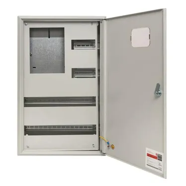 Щит учетно-распределительный навесной ЩРУн-3/48о IP31 однодверный с окном 630х400х160