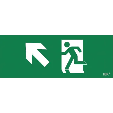 Этикетка самоклеящаяся 240х90мм ''Фигура/стрелка вверх влево'' IEK