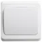 ЭТЮД Выключатель одноклавишный скрытый белый сх.1