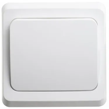 ЭТЮД Выключатель одноклавишный скрытый белый сх.1