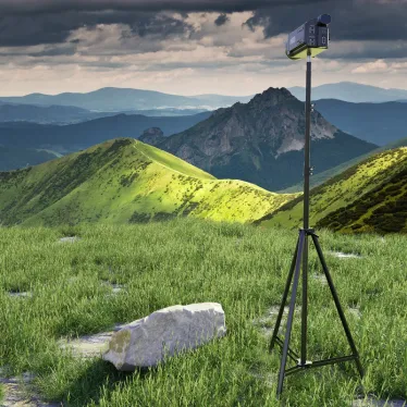 Тренога напольная для установки кольцевого светильника черный Ring