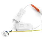 Светильник светодиодный ДВО-2х20w 4000K 3600Лм поворотный прямоугольный белый