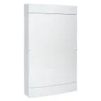 Щит комбинированный Unix белая дверь (2х18 модулей + 1 монтажная плата) IP41