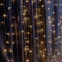 Гирлянда занавес LED 2700К c эффектом стробов 3х2м IP44