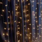 Гирлянда занавес LED 2700К c эффектом стробов 3х2м IP44