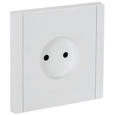 FORTE@PIANO Розетка 1-местная без заземления без защитных шторок винтовое крепление 10А FP218 белый IEK