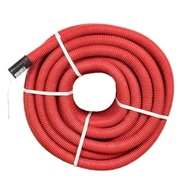 Труба гофрированная двустенная ПНД d 50 с зондом (50 м) красная PROxima