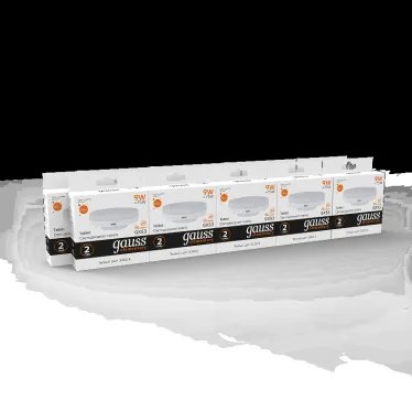 Лампа светодиодная LED 9 Вт 660 лм 3000К таблетка теплый GX53 AC 220В Elementary Gauss